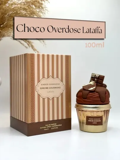 Lattafa Choco Overdose Eau de Parfum 75 мл гурманский шоколадный аромат для женщин (ОАЭ)