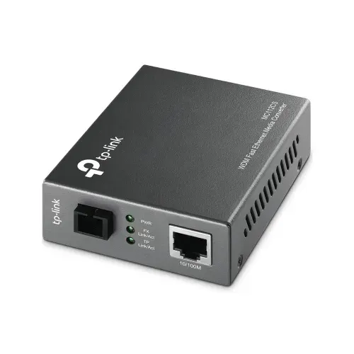 Tp - Link Медиаконвертер MC112CS, 100BASE - FX, 10 100Base - TX, с поддержкой WDM и Auto MDI MDI - X