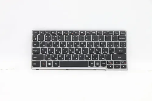 Клавиатура для ноутбука Lenovo Lenovo Lenovo Ideapad Yoga 11S, S210, S215, S20-30, Flex 10, русская, без подветки, серая, ST1V-RU (25212950)(25212890)(25212920)+, оригинал