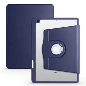 Чехол для iPad 7 / 8 / 9 10.2" с подставкой 360 и держателем для стилуса темно-синий