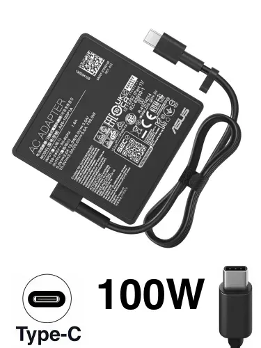Зарядное устройство для ноутбука Asus, ZenBook UX5401EA, 20V - 5A, (Штекер: Type-C) 100 Вт Квадратный