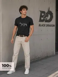Футболка Black Dragon 100% хлопок с принтом Зов леса 1 шт