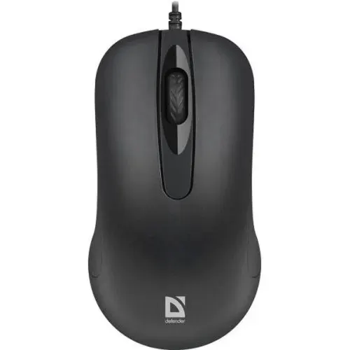 Проводная Мышь Defender MB - 230 1000 dpi, Чёрный для ПК / ноутбука