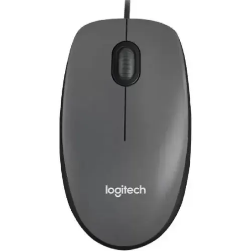 Проводная Мышь Logitech M90 1000 dpi, Серый для ПК / ноутбука