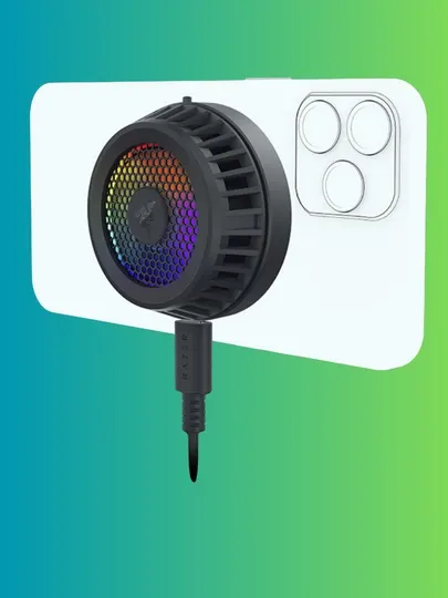 Razer Phone Cooler Chroma игровой кулер для iPhone с RGB-подсветкой и MagSafe