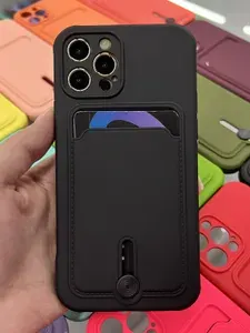 Чехол для iPhone 12 pro с карманом для банковской карты.