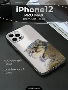 Чехол на Айфон 12 Про Макс кот
