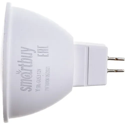 Светодиодная лампа Smartbuy LED Gu5,3/ 12V-07W/3000 SBL-GU5_3-07-30K-12V