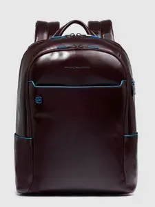 Рюкзак Piquadro Blue Square CA3214B2/MO кожаный для ноутбука 13 дюймов 2 отделения унисекс