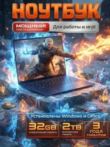 Notebook.edge Ноутбук 15.6", Intel Core i9-14900HX, RAM 32 ГБ, SSD 2077 ГБ, Intel Iris Xe Graphics Functions as UHD Graphics, Windows Pro, Русская раскладка