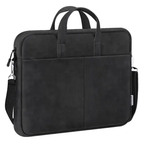 Кейс для ноутбука Defender Tough 15.6" PU кожа, черный, карман