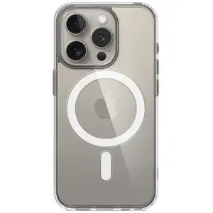 Чехол Stellarway Case with MagSafe для Apple iPhone 15 Pro, силикон, прозрачный