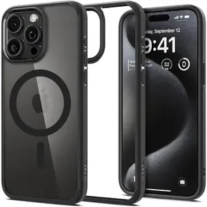 Чехол для мобильного телефона Spigen iPhone 15 Pro Max Магнитный ультра гибридный защитный чехол Magnet военного класса с защитой от пожелтения, совместимый с MagSafe