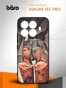 Чехол на Xiaomi 15T Pro / Сяоми 15Т Про с рисунком Девушка с тату "попа"