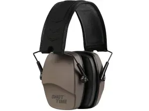 Наушники для стрельбы пассивные ShotTime 16, NRR 25dB, Tan