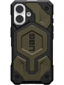 Чехол для мобильного телефона UAG iPhone 16 Plus 6,7 дюймов, Monarch Pro, совместимый с зарядкой MagSafe, кевлар, углеродное волокно, кожа, защитный чехол военного образца