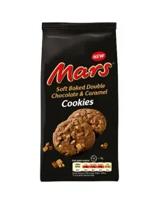 Печенье Mars Cookies шоколад и карамель, 162 г