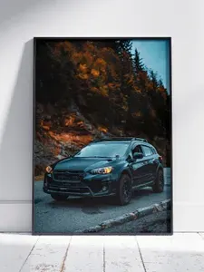 Плакат на стену для интерьера Авто и Мото (Субару Кросстрек - Subaru Crosstrek 2) - Постер по транспорту формата A4 (21x30 см)