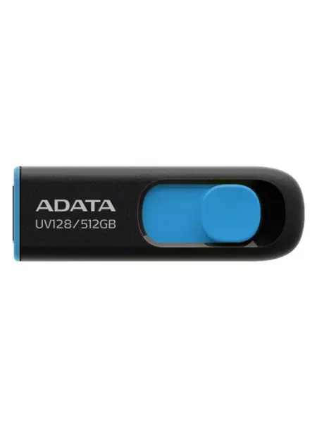 ADATA UV128 512 ГБ USB-флеш-накопитель, USB 3.2, USB Type-A, AUV128-512G-RBE, синий
