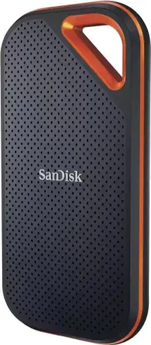 SanDisk Extreme Pro 2 ТБ Внешний SSD-диск, USB 3.2, SDSSDE81-2T00-G25,темно-серый, оранжевый