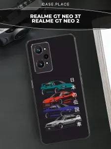 Чехол на Реалми GT Neo 3T / GT Neo 2 с машиной