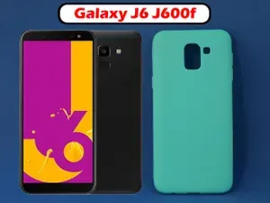 Чехол накладка для Samsung Galaxy J6 (2018) / J600 Бирюзовый,силикон