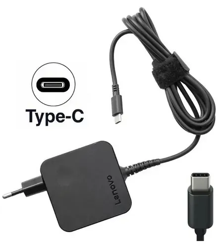 Зарядное устройство для ноутбука Lenovo, ThinkBook G3 ACL, 20V - 3.25A, (Штекер: Type-C) 65 Вт Квадратный