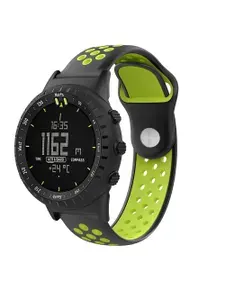 Ремешок для смарт часов Samsung Huawei Amazfit с креплением 22 мм силиконовый с перфорацией
