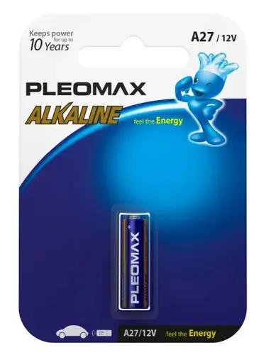 Батарейки Pleomax 27A алкалиновые щелочные 1 штука