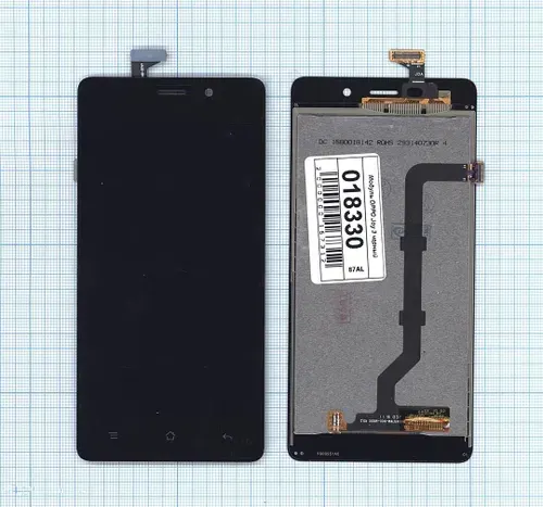 Дисплей (матрица + тачскрин) для OPPO Joy 3 черный,