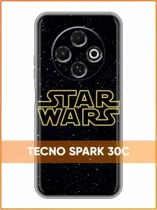 Чехол для Tecno Spark 30C с принтом Звездные войны