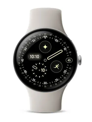 Google Смарт-часы Pixel Watch 4 Wi-Fi, 45mm, Silver