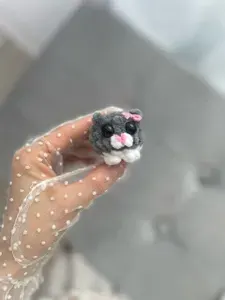Хомяк мем Брелок 4 см