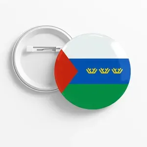 Значок Тюменская область Флаг, 44мм
