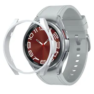 Бампер пластиковый для часов Samsung Galaxy watch 5 Pro серебристый 45 мм