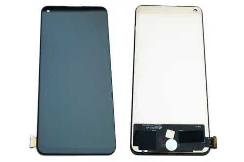 OPPO Reno 6 4G, Reno 5 4G, Find X3 lite (CPH2235, CPH2159) тачскрин + экран (модуль) черный, копия In-Cell