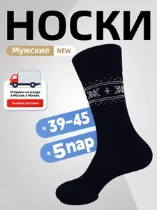 Носки мужские Летние, 5 пар