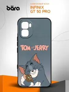Чехол на Infinix GT 50 Pro/ Инфиникс Джити 50 Про с рисунком Том и Джерри