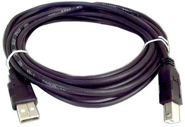 Кабель для подключения периферийных устройств USB Am-Bm Defender USB04-17 - 5м чёрный