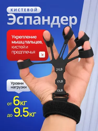 Эспандер кистевой, тренажер для рук и пальцев от 6 до 9,5 кг