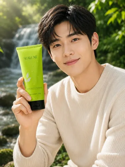 Очищающий крем для лица deep cleansing глубокое очищение, увлажнение, отбеливание, уход кожи