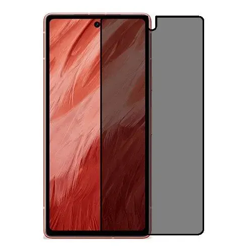 Google Pixel 7a защитный экран из приватной плёнки (силикон)