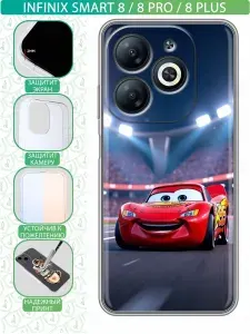 Чехол для Infinix Smart 8 с принтом Маккуин