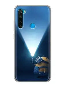 Чехол для Xiaomi RedMi Note 8 с принтом миньоны (для ребенка) на Сяоми Редми Нот 8