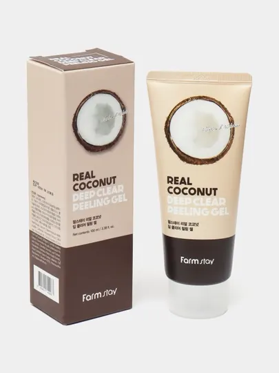 Пилинг-гель для очищения лица Real Deep Clear Peeling Gel, 100 мл
