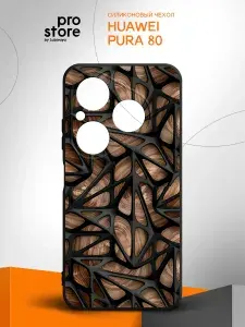 Чехол на Huawei Pura 80 / Хуавей Пура 80 Абстракция дерево