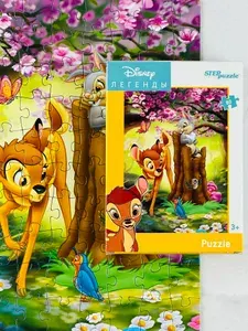 Пазлы для малышей развивающие игры Бемби 80 элементов