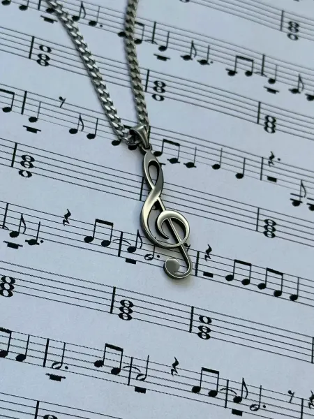 Dekal Store Подвеска Treble Clef Скрипичный Ключ Нота