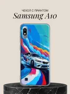 Чехол на Samsung A10 с принтом Дрифт на вираже