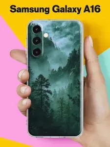 Чехол на Samsung A16 с принтом Туманные горы